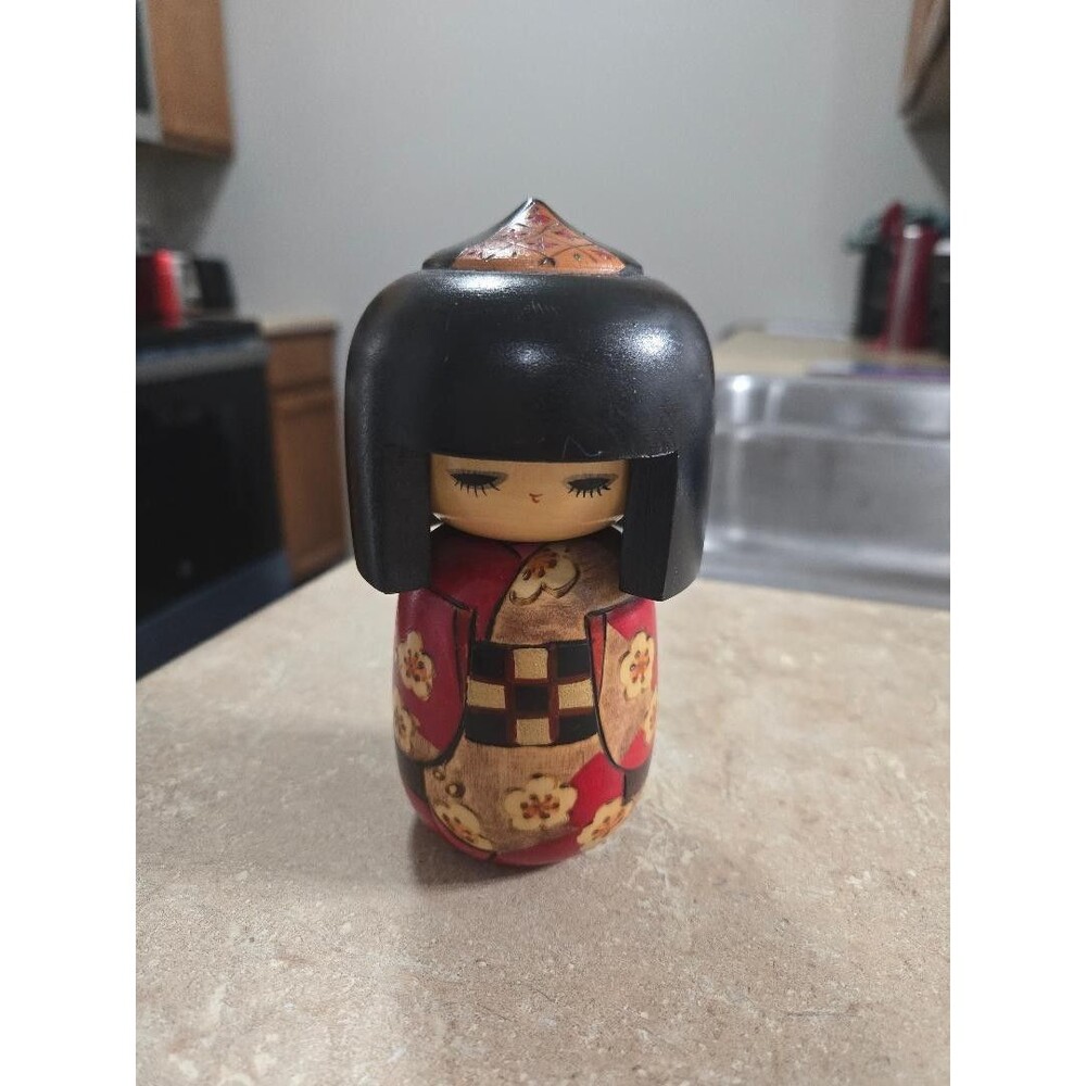 NINGYO modern Kokeshi doll original figure Takeshi Japan interior figurine